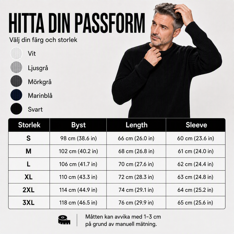 JMIERR Herrtröja med rund hals - Mjuka, avslappnade tröjor,