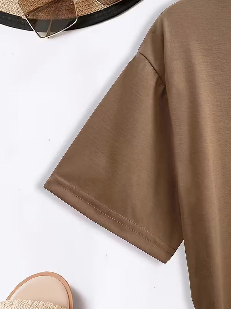 Cafelle™ | Grafisk T-shirt för Dam