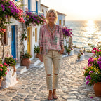 Almira™ | Elegant Blus med V-ringning för Kvinnor