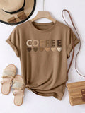 Cafelle™ | Grafisk T-shirt för Dam
