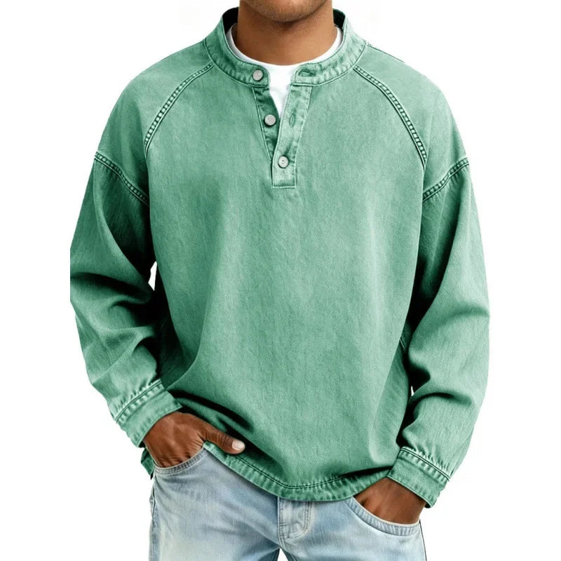 Pedro | Vintage Herrskjorta med Knappar