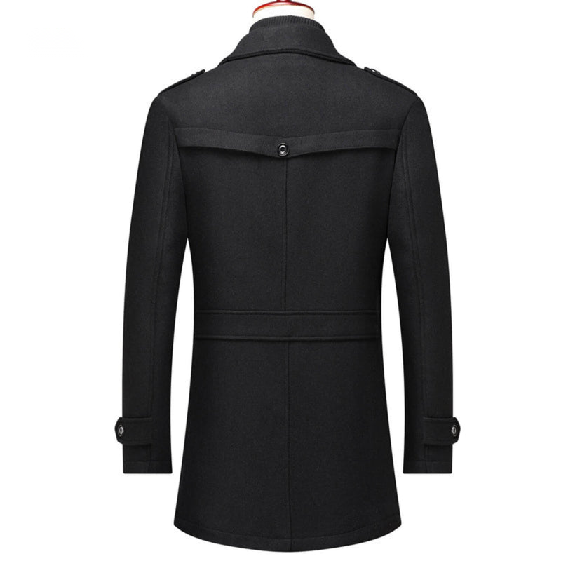 WoolGuard™ vinterjacka | Ullblandning, dubbel krage & brittisk heritage-stil