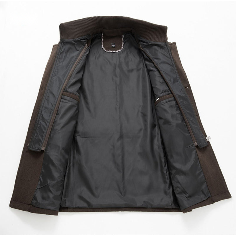 WoolGuard™ vinterjacka | Ullblandning, dubbel krage & brittisk heritage-stil
