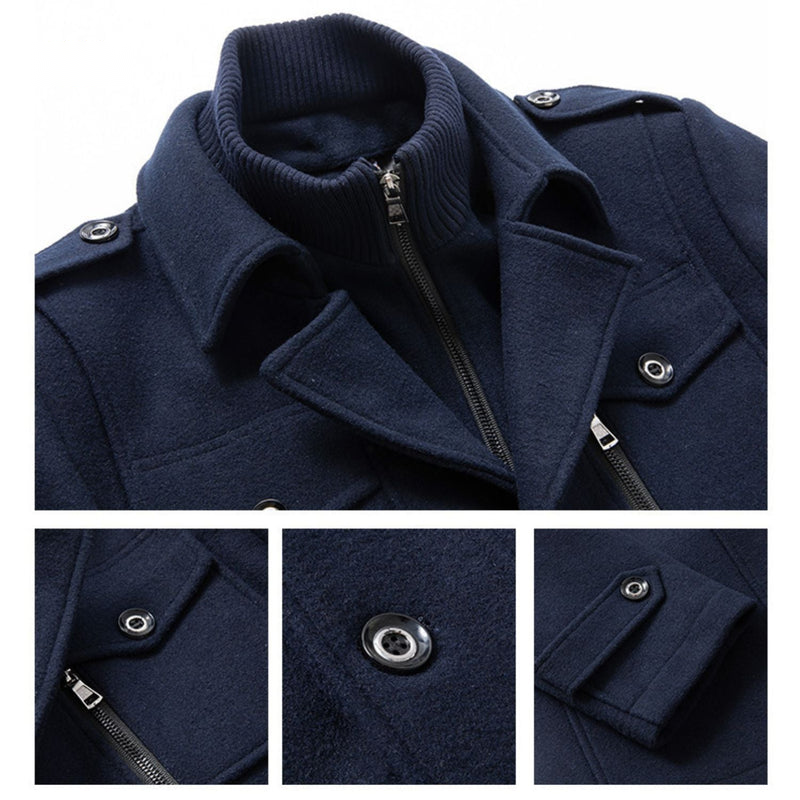 WoolGuard™ vinterjacka | Ullblandning, dubbel krage & brittisk heritage-stil