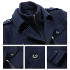 WoolGuard™ vinterjacka | Ullblandning, dubbel krage & brittisk heritage-stil
