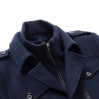 WoolGuard™ vinterjacka | Ullblandning, dubbel krage & brittisk heritage-stil
