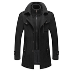 WoolGuard™ vinterjacka | Ullblandning, dubbel krage & brittisk heritage-stil