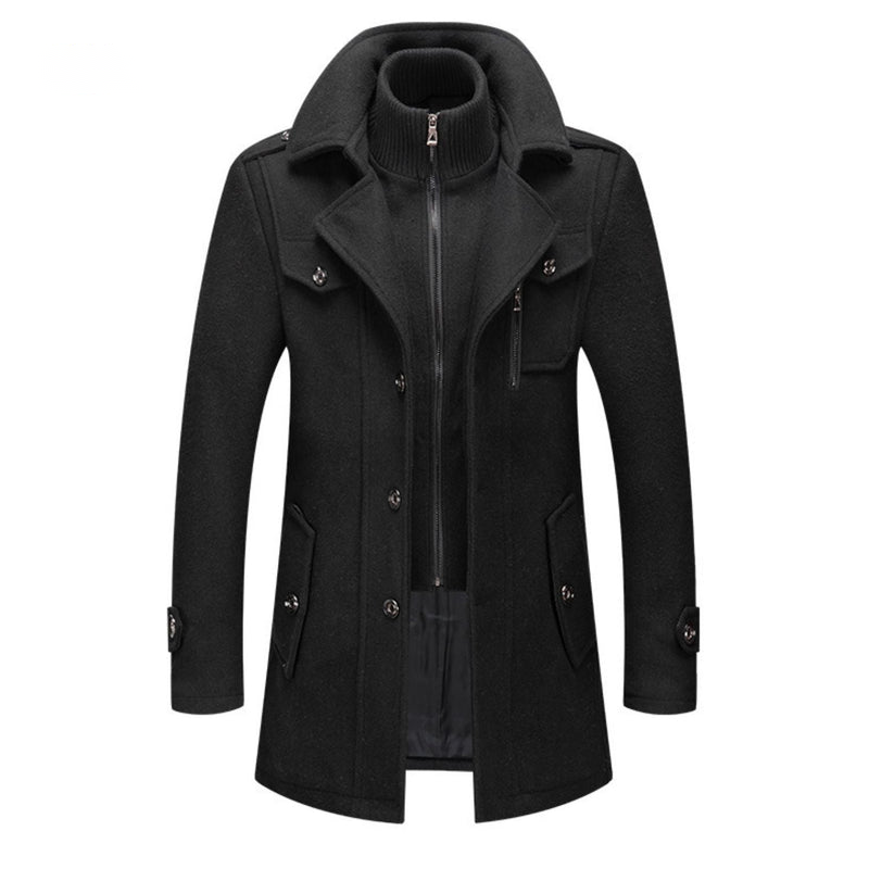 WoolGuard™ vinterjacka | Ullblandning, dubbel krage & brittisk heritage-stil