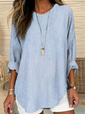 Avelin™ | Elegant Blus för Sval Komfort