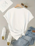 Cafelle™ | Grafisk T-shirt för Dam