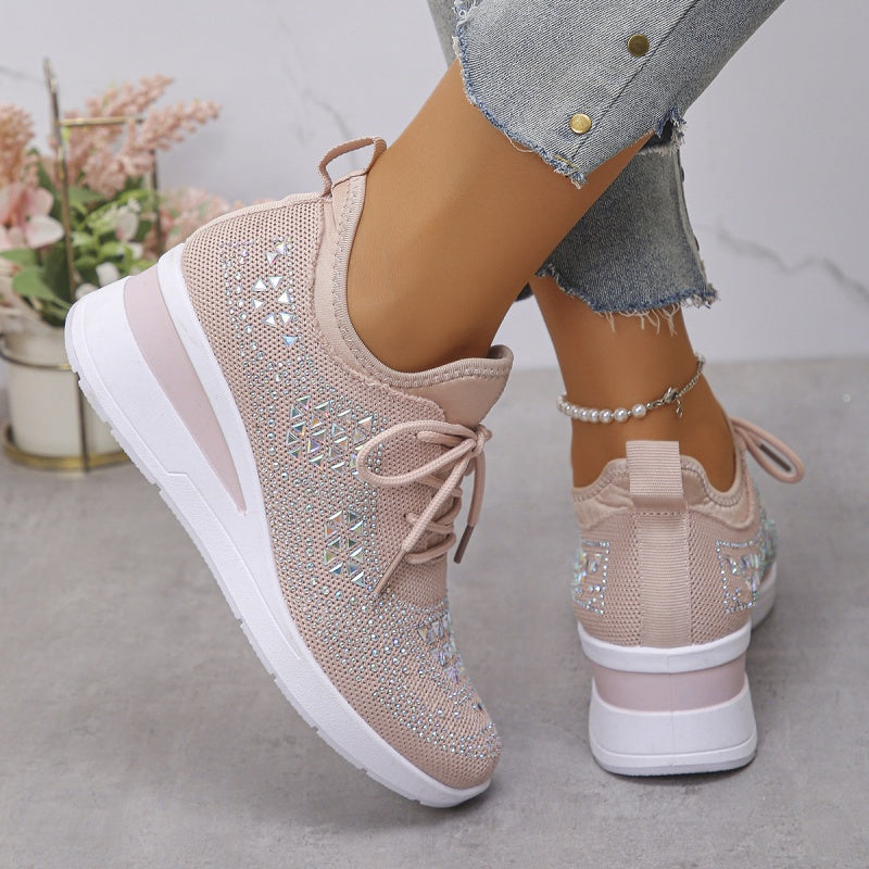 GlintStep™ | Glittrande Sneakers för Komfort & Stil