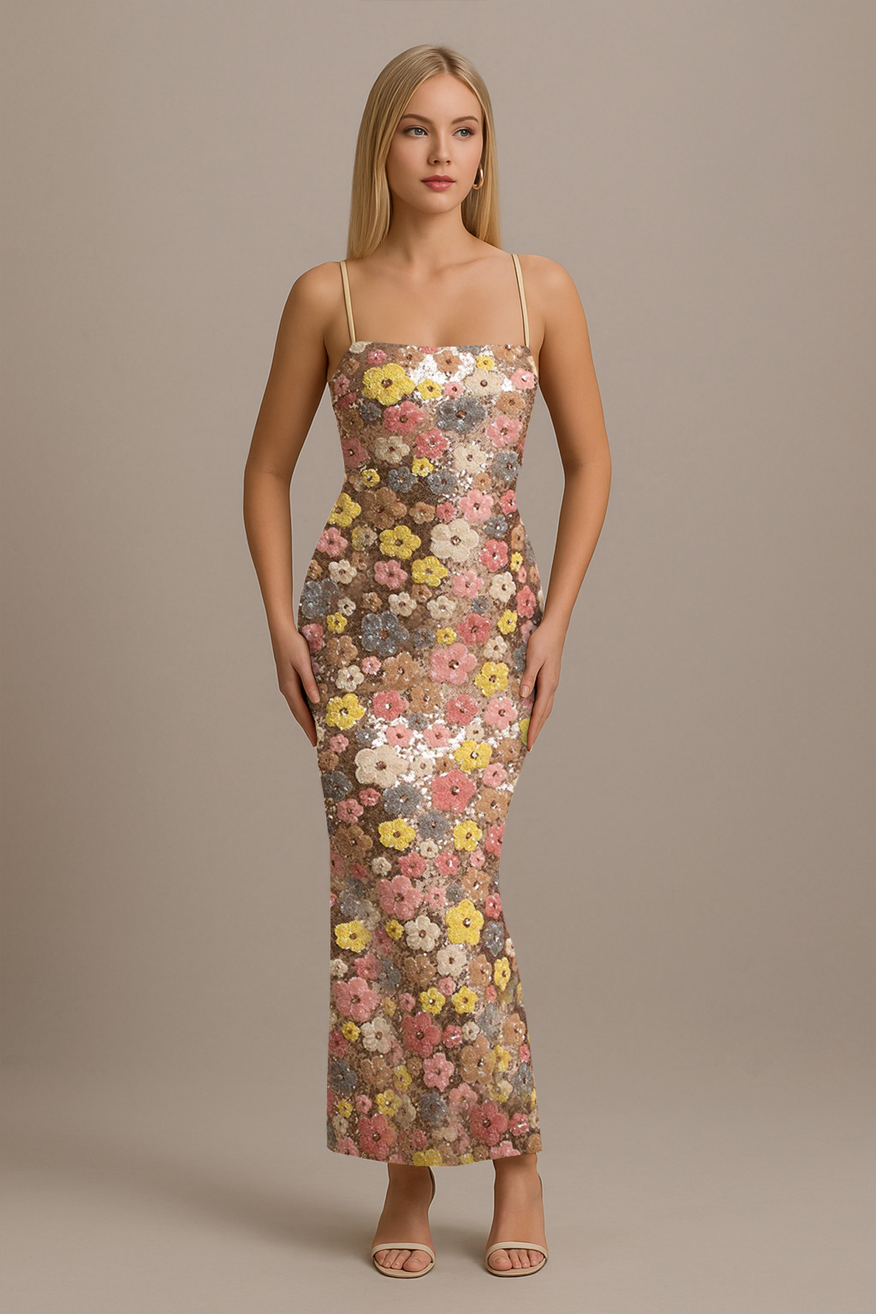 Floréa™ | Elegant Blommig Klänning för Feminin Komfort & Tidlös Stil