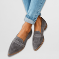 Veloura™ | Mjuka Suede Komfortinstapper Klassiska