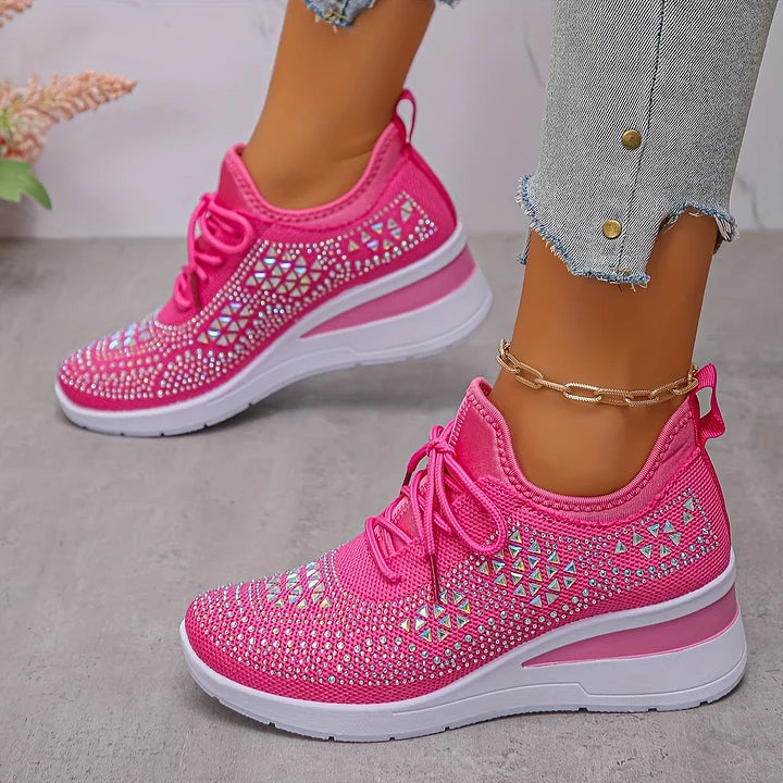 GlintStep™ | Glittrande Sneakers för Komfort & Stil