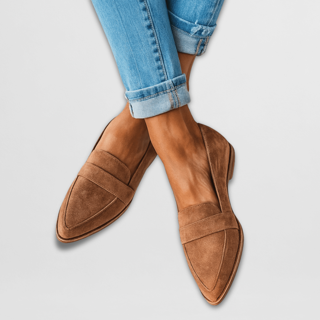 Veloura™ | Mjuka Suede Komfortinstapper Klassiska