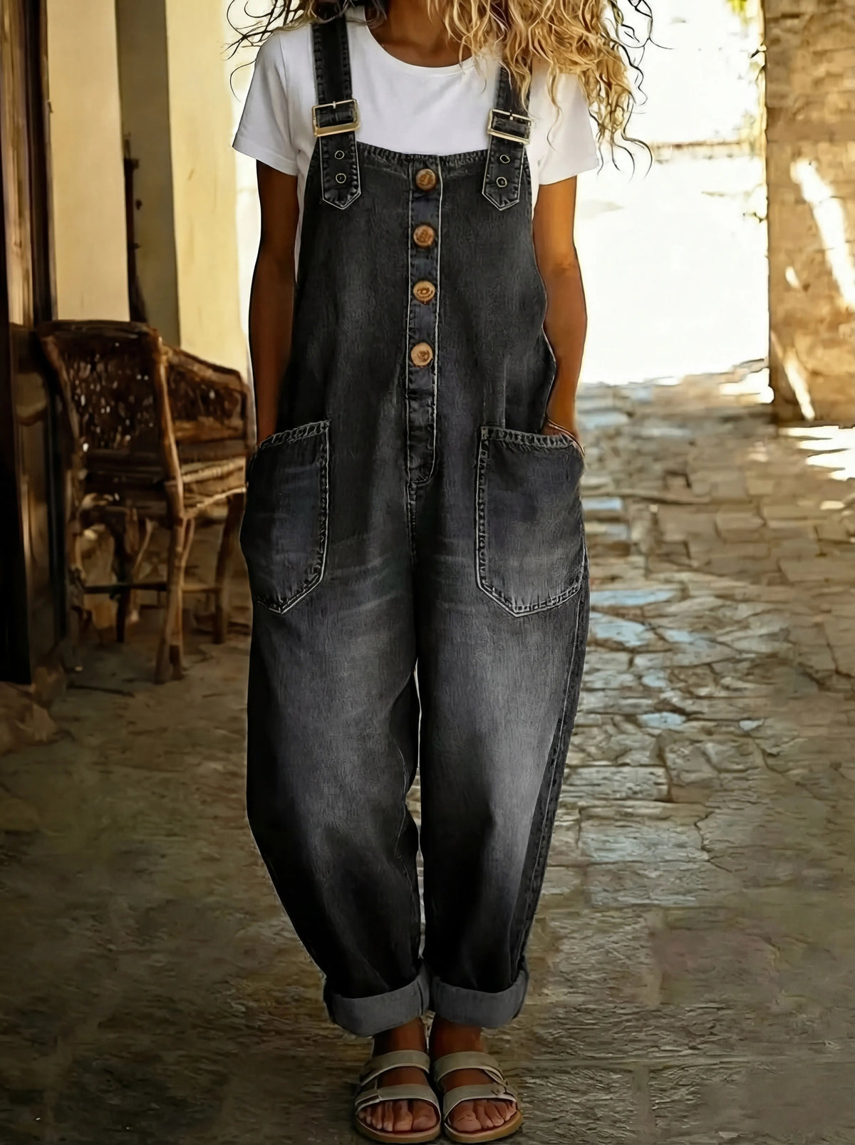 Virelix™ | Denim Jumpsuit
