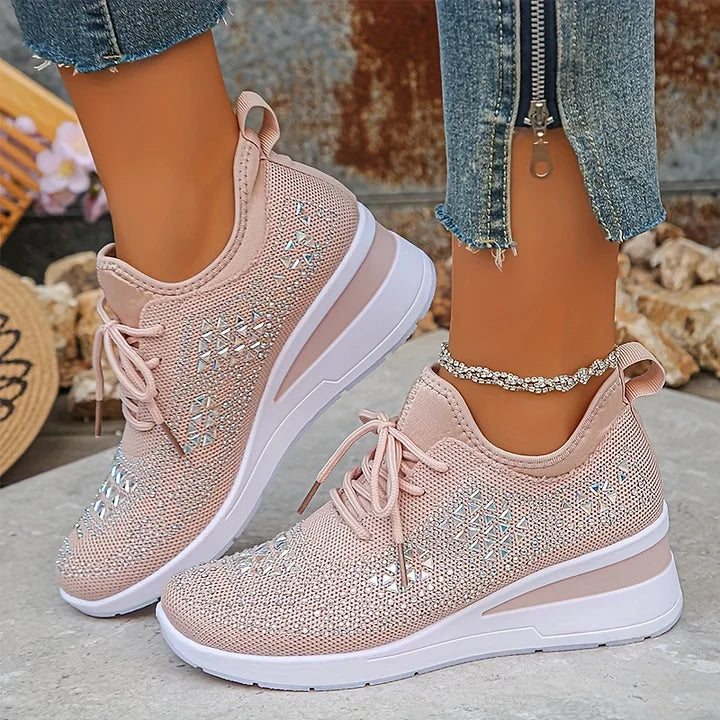 GlintStep™ | Glittrande Sneakers för Komfort & Stil